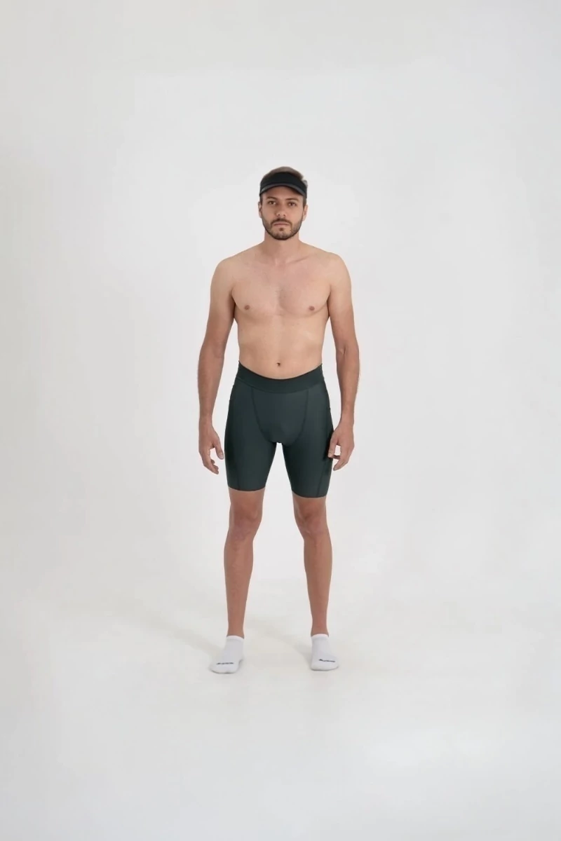 Safetti Bermuda de Corrida Masculina Titán 2.0 Cinza