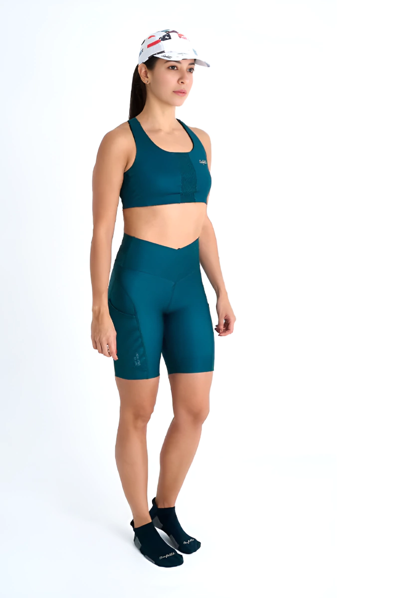 Safetti Bermuda de Corrida Feminina Titán 2.0 Indigo