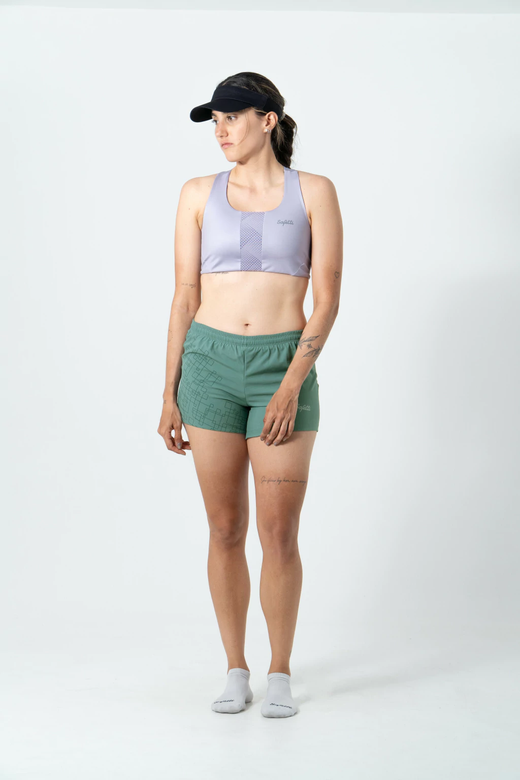 Safetti Short de Corrida Fem Venturi Light Pistachio