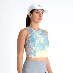Safetti Top Corrida Fem Cropped Cloud