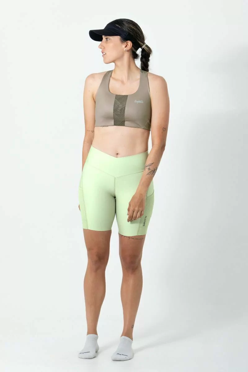 Safetti Bermuda de Corrida Feminina Titán 2.0 Stevia