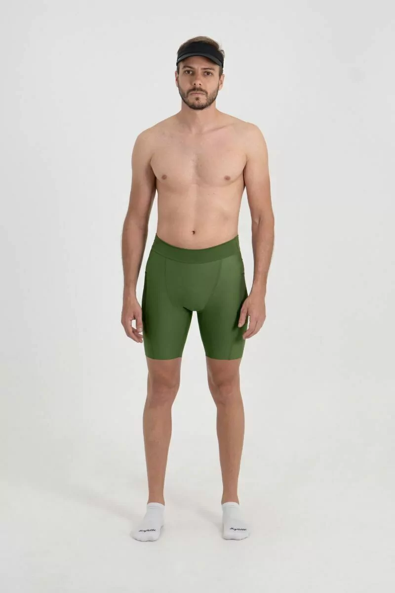 Safetti Bermuda de Corrida Masculina Titán 2.0 Oliva