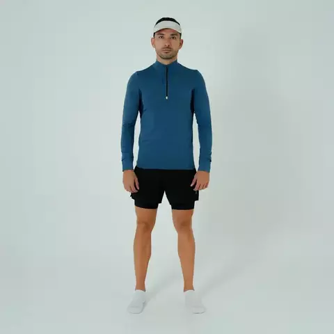 Safetti Camiseta ML Corrida Masc ACTIVE Azul