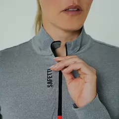 Safetti Camiseta ML Corrida Fem ACTIVE Cinza - loja online