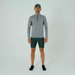 Safetti Camiseta ML Corrida Masc ACTIVE Cinza