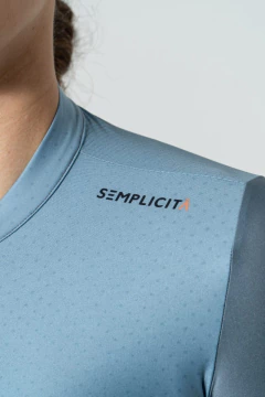 Safetti Jersey Fem Semplicitá Azul Polvo - loja online