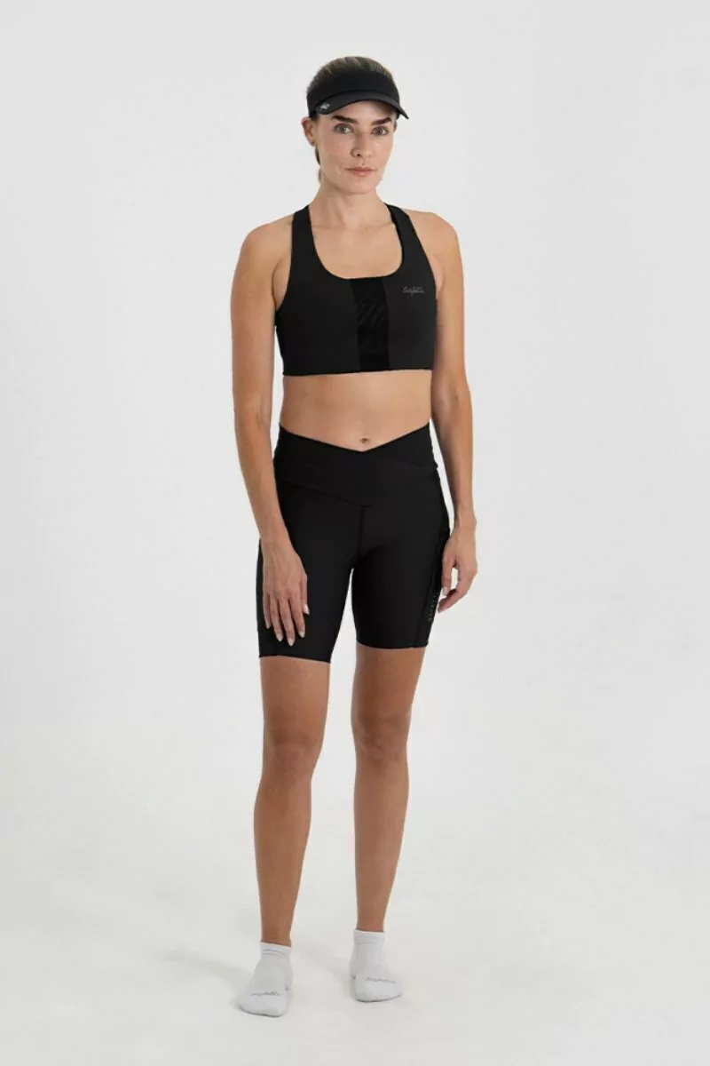 Safetti Bermuda de Corrida Feminina Titán 2.0 Preta