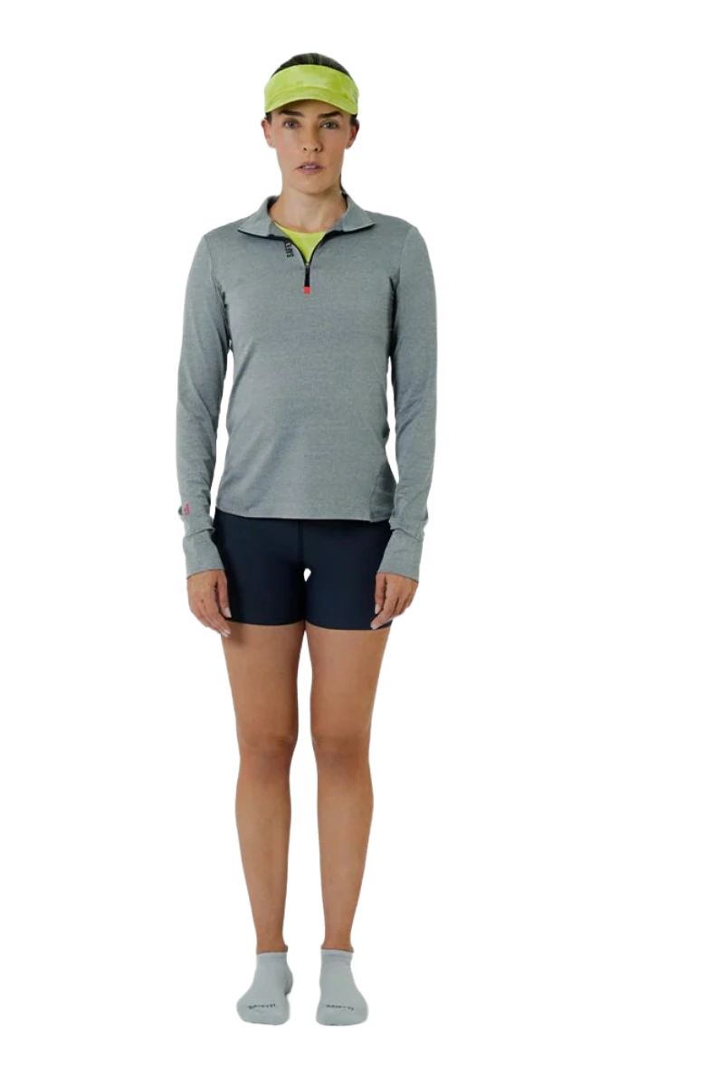 Safetti Camiseta ML Corrida Fem ACTIVE Cinza