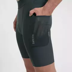 Safetti Bermuda de Corrida Masculina Titán 2.0 Cinza - Safetti