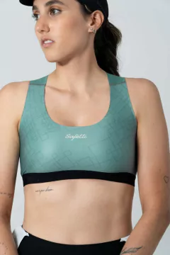 Safetti Top Fem Semplicitá Cadet Blue - loja online