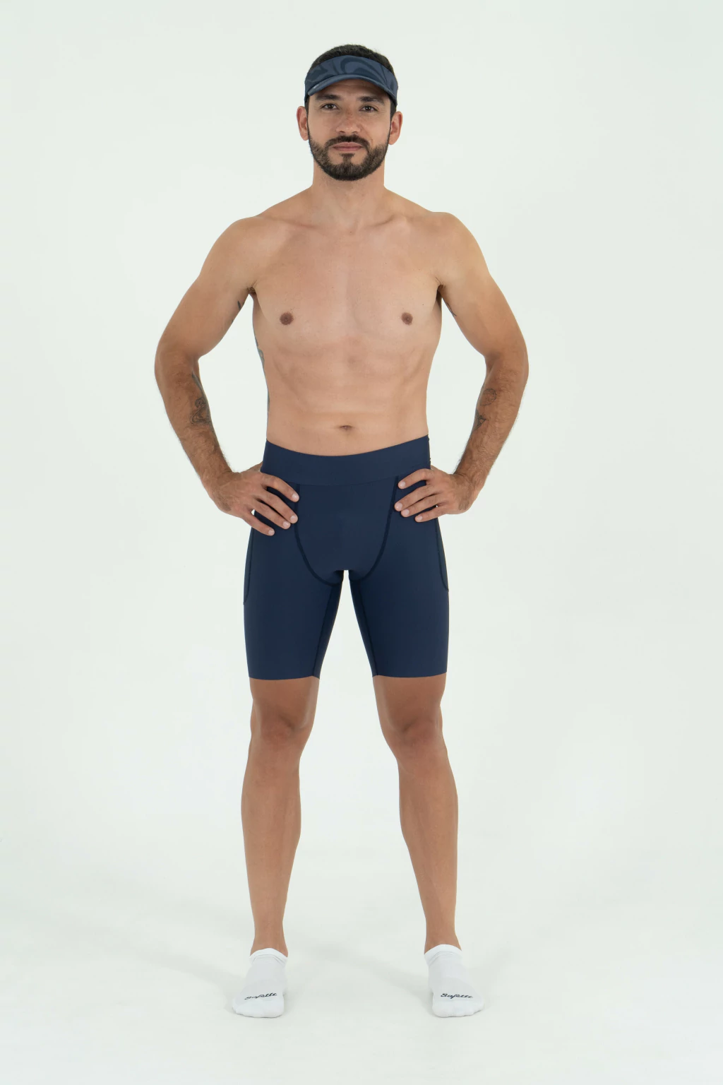 Safetti Bermuda de Corrida Masculina Titán Marinho