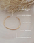 Bracelete liso largo ouro na internet