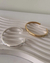 Bracelete liso largo ouro - loja online