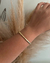 Bracelete liso largo ouro - comprar online