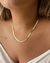 Choker fita ouro - LirioArt