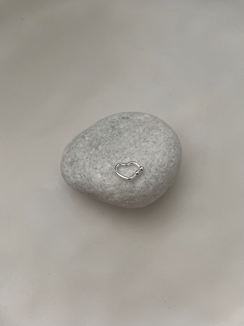Piercing coração liso - Semijoia - comprar online