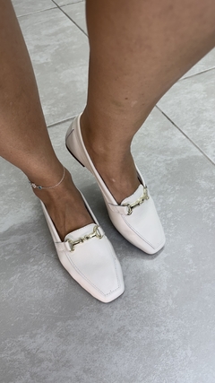 Mocassim Loafer Off White