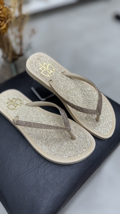 Chinelo Glitter Dourado - comprar online