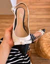 Sapatilha Chanel Laço Branco/Preto