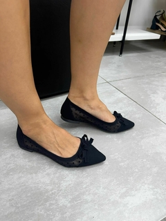 Imagem do Sapatilha Poá Preto