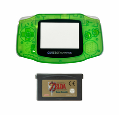Opção de cor de Capa Plástica Clear green Para Game Boy Advance e cartucho de game zelda four swords