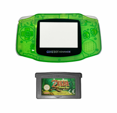 Opção de cor de Capa Plástica Clear green Para Game Boy Advance e cartucho de game zelda minish cap
