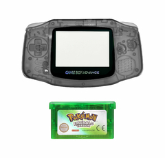 Opção de cor de Capa Plástica Clear Black Para Game Boy Advance e cartucho de game pokémon emerald