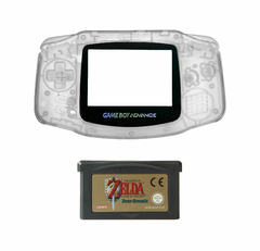 Opção de cor de Capa Plástica Clear Para Game Boy Advance e cartucho de game Zelda Four Swords