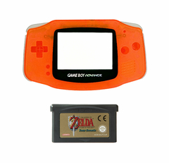 Opção de cor de Capa Plástica Clear orange Para Game Boy Advance e cartucho de game zelda four swords