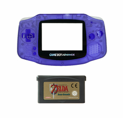 Opção de cor de Capa Plástica Clear purple Para Game Boy Advance e cartucho de game zelda four swords 
