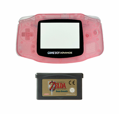 Opção de cor de Capa Plástica Clear pink Para Game Boy Advance e cartucho de game zelda four swords 