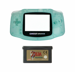 Opção de cor de Capa Plástica glow dark green Para Game Boy Advance e cartucho de game zelda four swords 