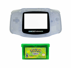 Opção de cor de Capa Plástica glacier purple Para Game Boy Advance e cartucho de game pokémon leaf green