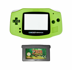 Opção de cor de Capa Plástica  green Para Game Boy Advance e cartucho de game zelda minish cap