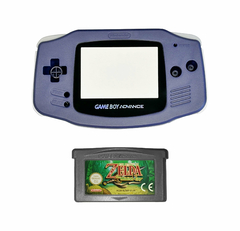 Opção de cor de Capa Plástica indigo Para Game Boy Advance e cartucho de game zelda minish cap