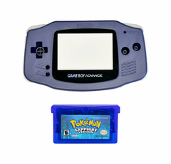 Opção de cor de Capa Plástica indigo Para Game Boy Advance e cartucho de game pokémon sapphire 