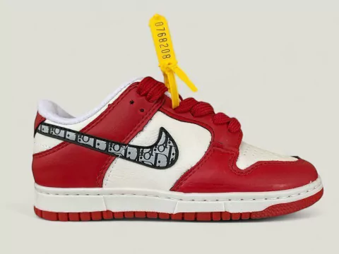 Nike Dunk Dior Infantil Vermelho