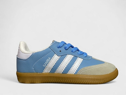 Adidas Samba Infantil Azul/Marrom
