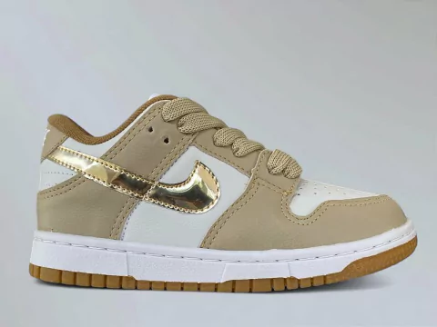 Nike dunk Infantil bege/ ouro - comprar online