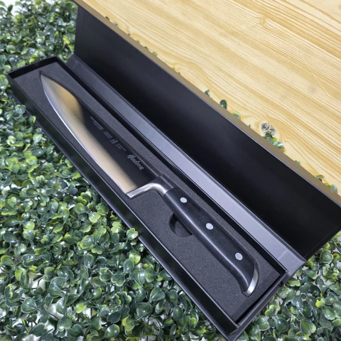 CUCHILLO CHEFF LINEA PROFESSIONAL 8 ACERO INOX CON ESTUCHE HUDSON - comprar online