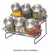 SET ESPECIEROS DE VIDRIO C/TAPA ACERO INOX 7 PZS UTENSILIO HUDSON