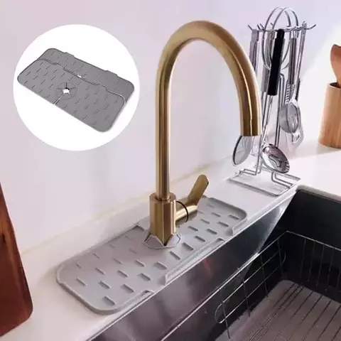 ESCURRIDOR PLANO DE SILICONA CON ORIFICIO - comprar online
