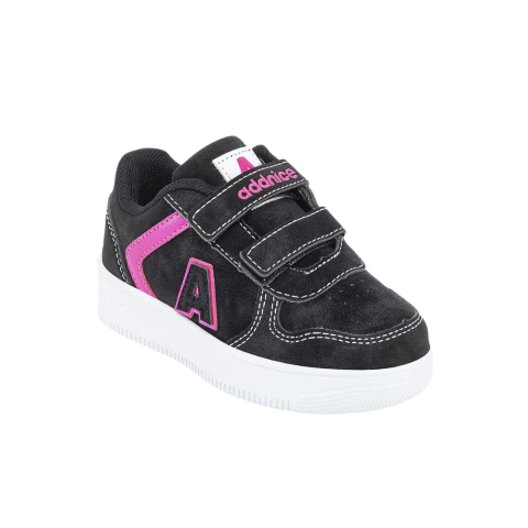 ZAPATILLAS INFANTIL ADDNICE SKATE CALIFORNIA NEGRO-FUCSIA - comprar online