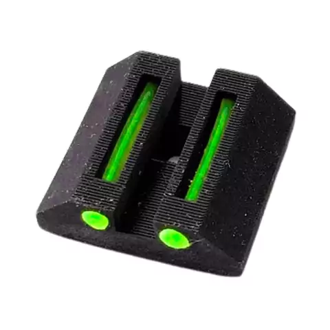 Alça De Mira Com Fibra Óptica Em Polimero P/ G2c 9 Ou 40