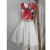 Vestido Verao De Festa Floral Com Enchimento Em Tule MENINA DE SEDA