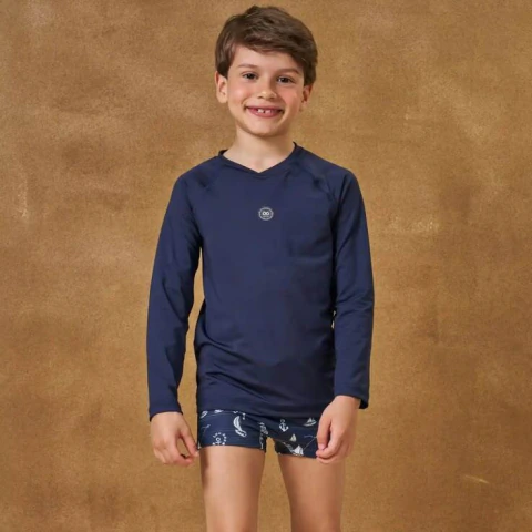 Sunga Boxer Infantil Proteção UV 50+ LUC.BOO