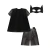 Out - Fantasia Masculino Camiseta Bermuda e Mascara Homem Morcego LUCBOO - Caramelo Boutique