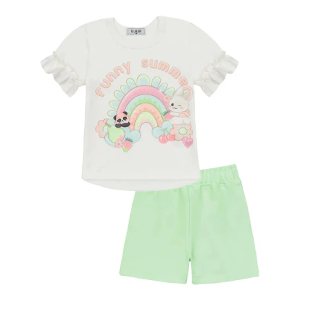 Conjunto Infantil Menina Verão Funny Summer KUKIÊ