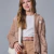 Jaqueta Feminina Inverno Com Capuz Em Pelo Carneirinho LILIMOON