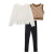 Conjunto Feminino Inverno Bata Colete E Legging KUKIÊ na internet